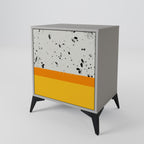 DYED BY ORANGE Sideboard mit 1 Tür in Grau