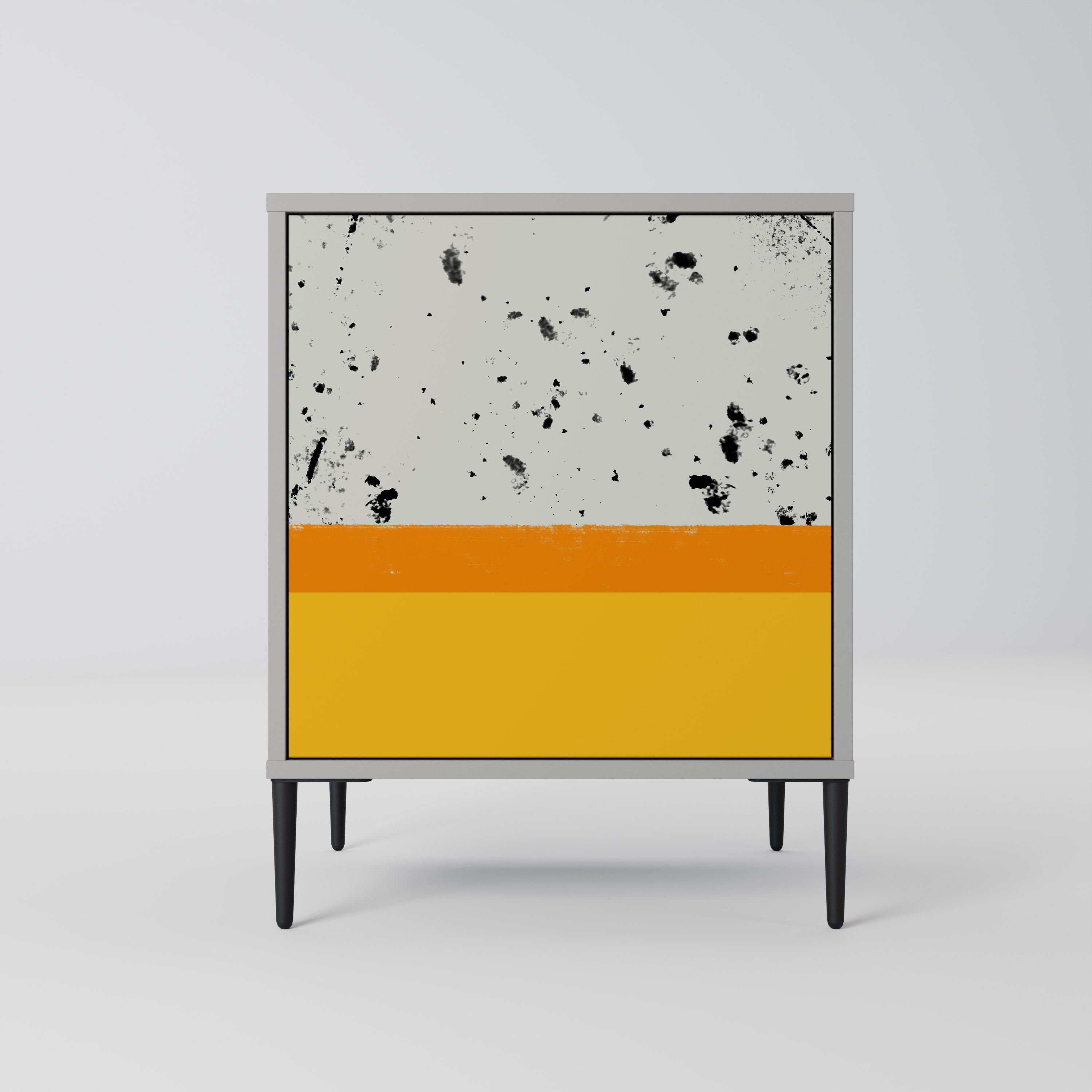 DYED BY ORANGE Sideboard mit 1 Tür in Grau