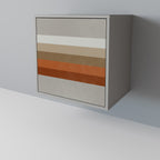 PECULIAR TRAIL Sideboard mit 1 Tür in Grau