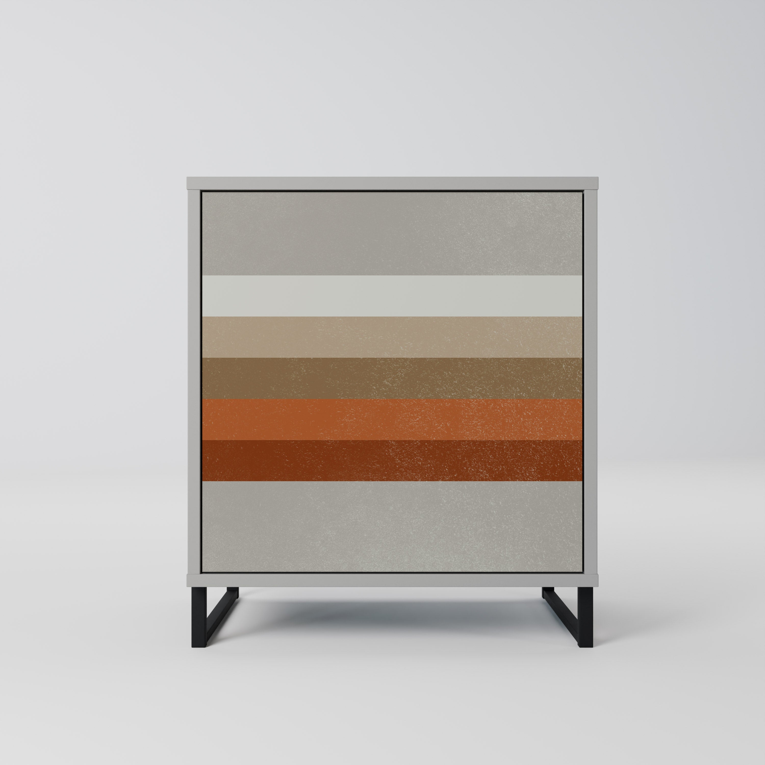 PECULIAR TRAIL Sideboard mit 1 Tür in Grau