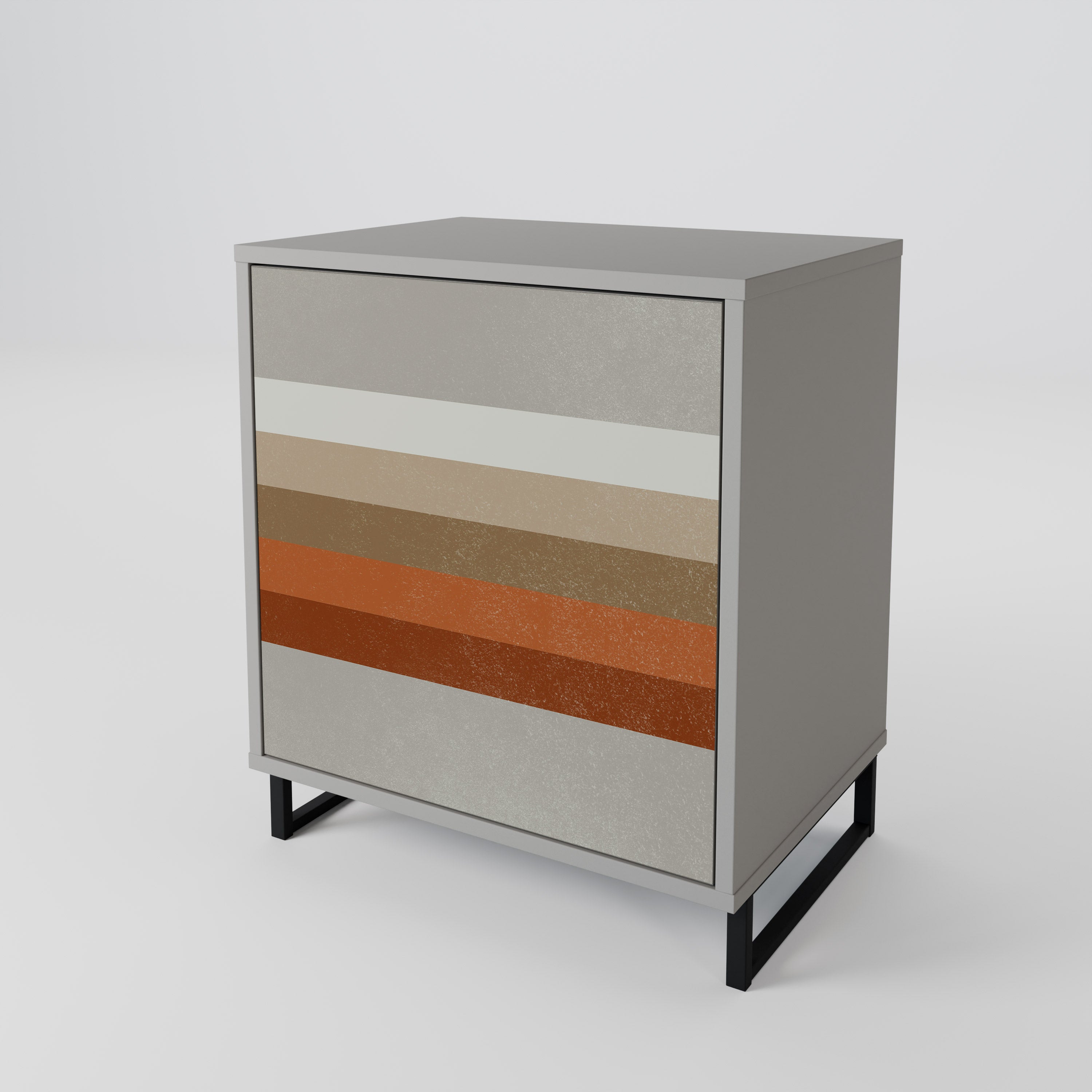 PECULIAR TRAIL Sideboard mit 1 Tür in Grau