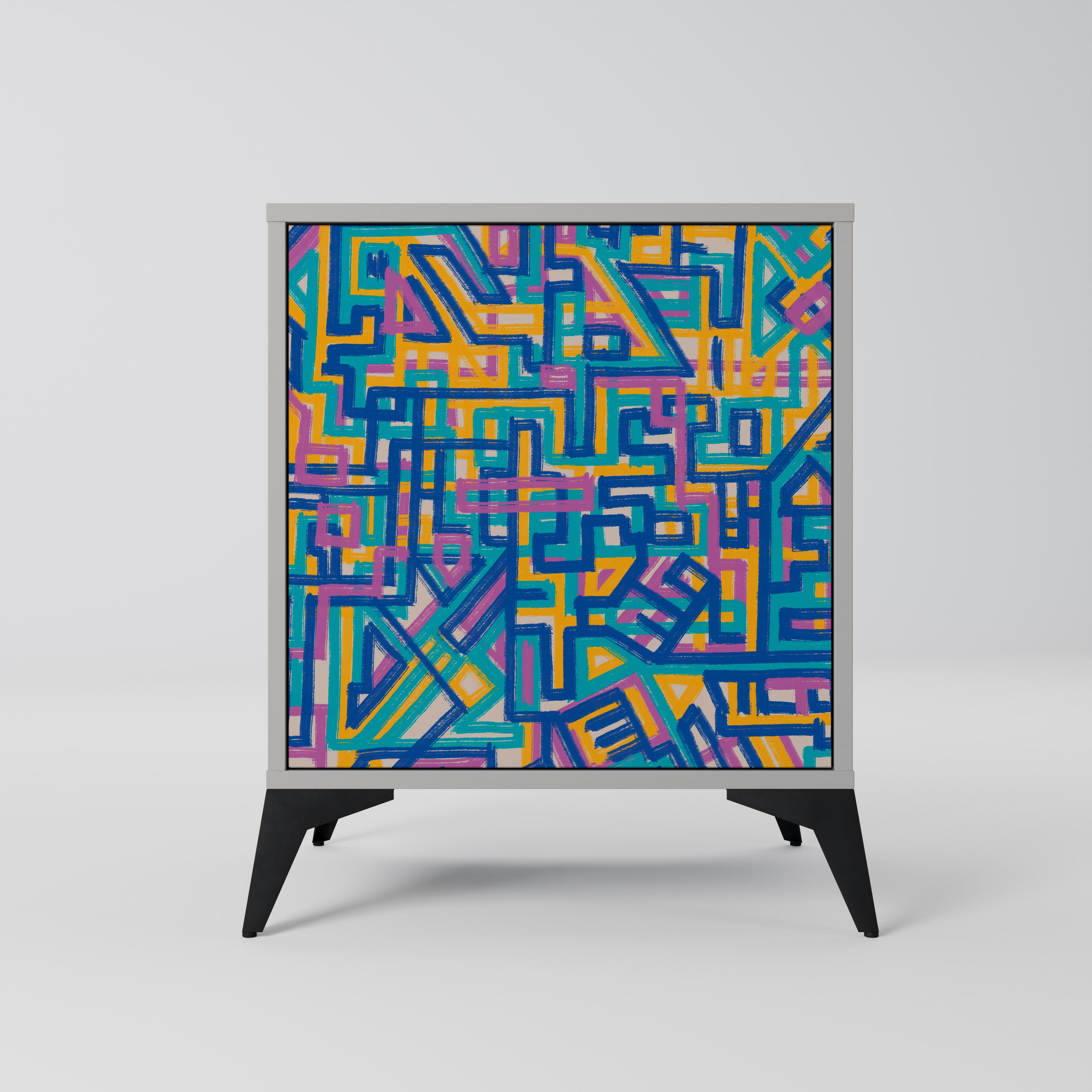 MEMORIES MAP Sideboard mit 1 Tür in Grau