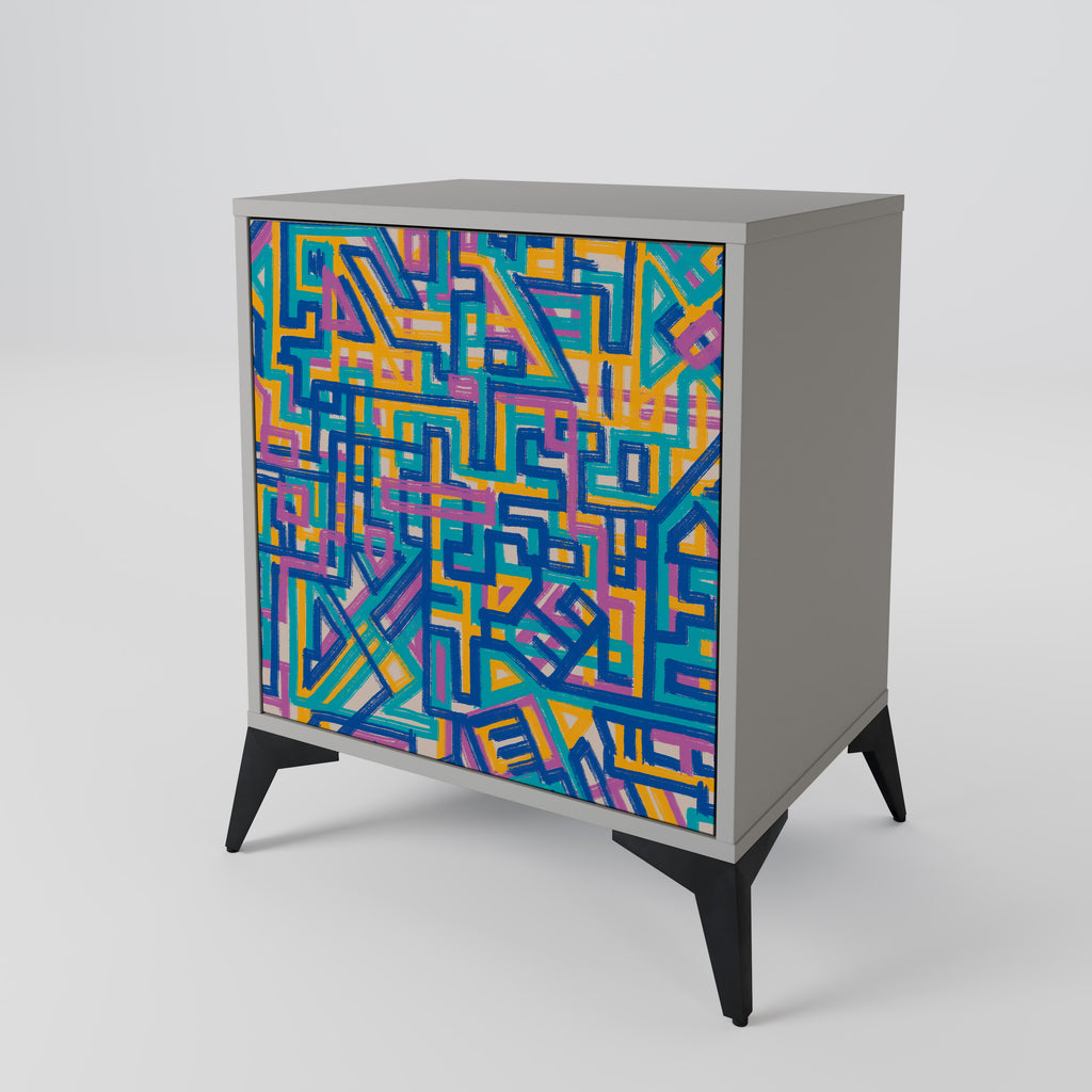 MEMORIES MAP Sideboard mit 1 Tür in Grau