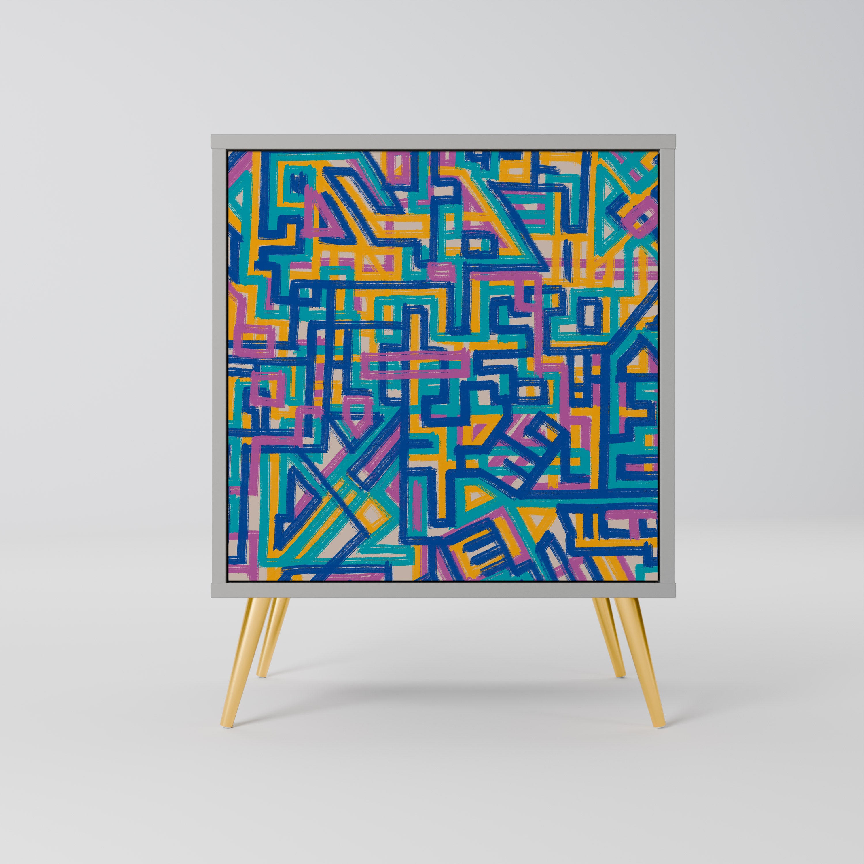 MEMORIES MAP Sideboard mit 1 Tür in Grau