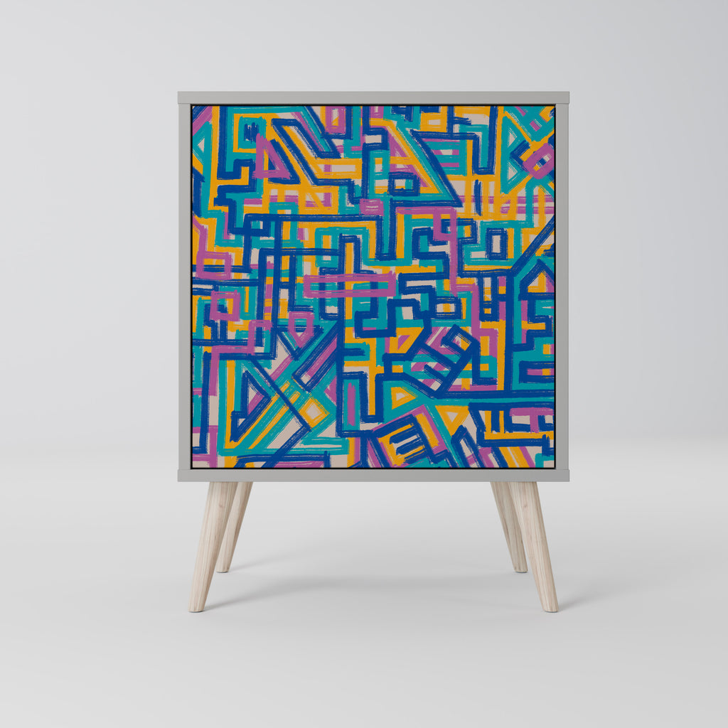 MEMORIES MAP Sideboard mit 1 Tür in Grau