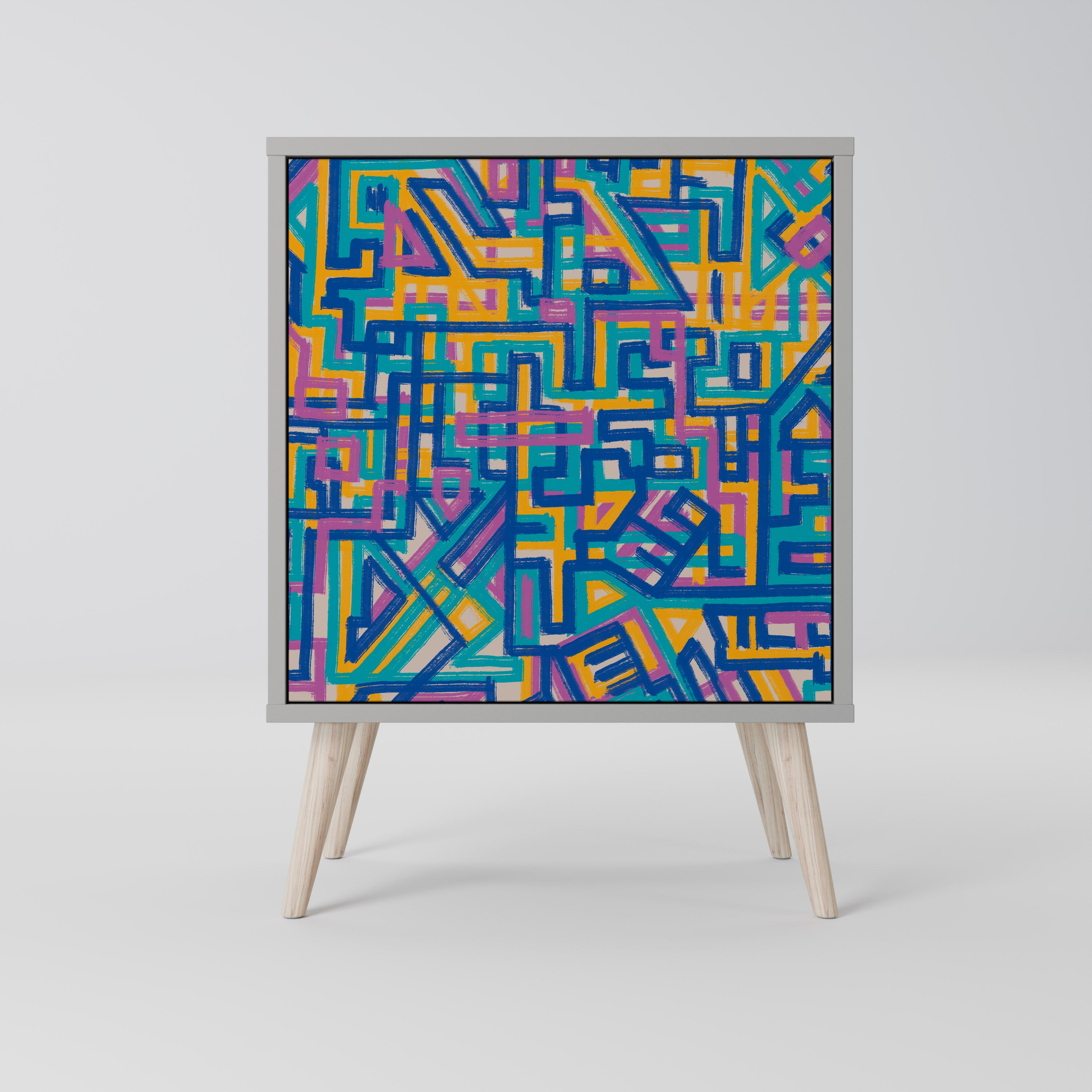 MEMORIES MAP Sideboard mit 1 Tür in Grau