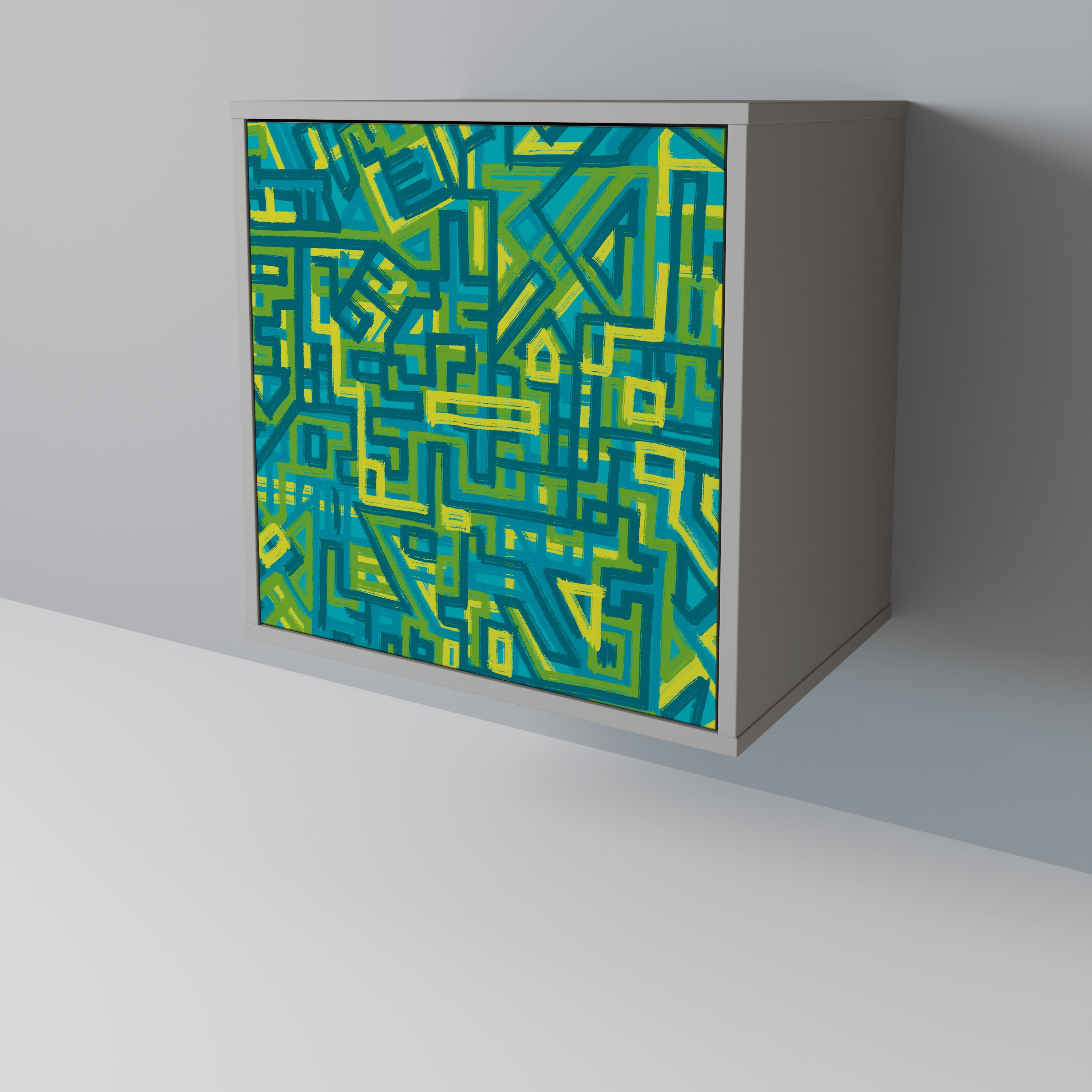 NOSTALGIC MEMORIES Sideboard mit 1 Tür in Grau