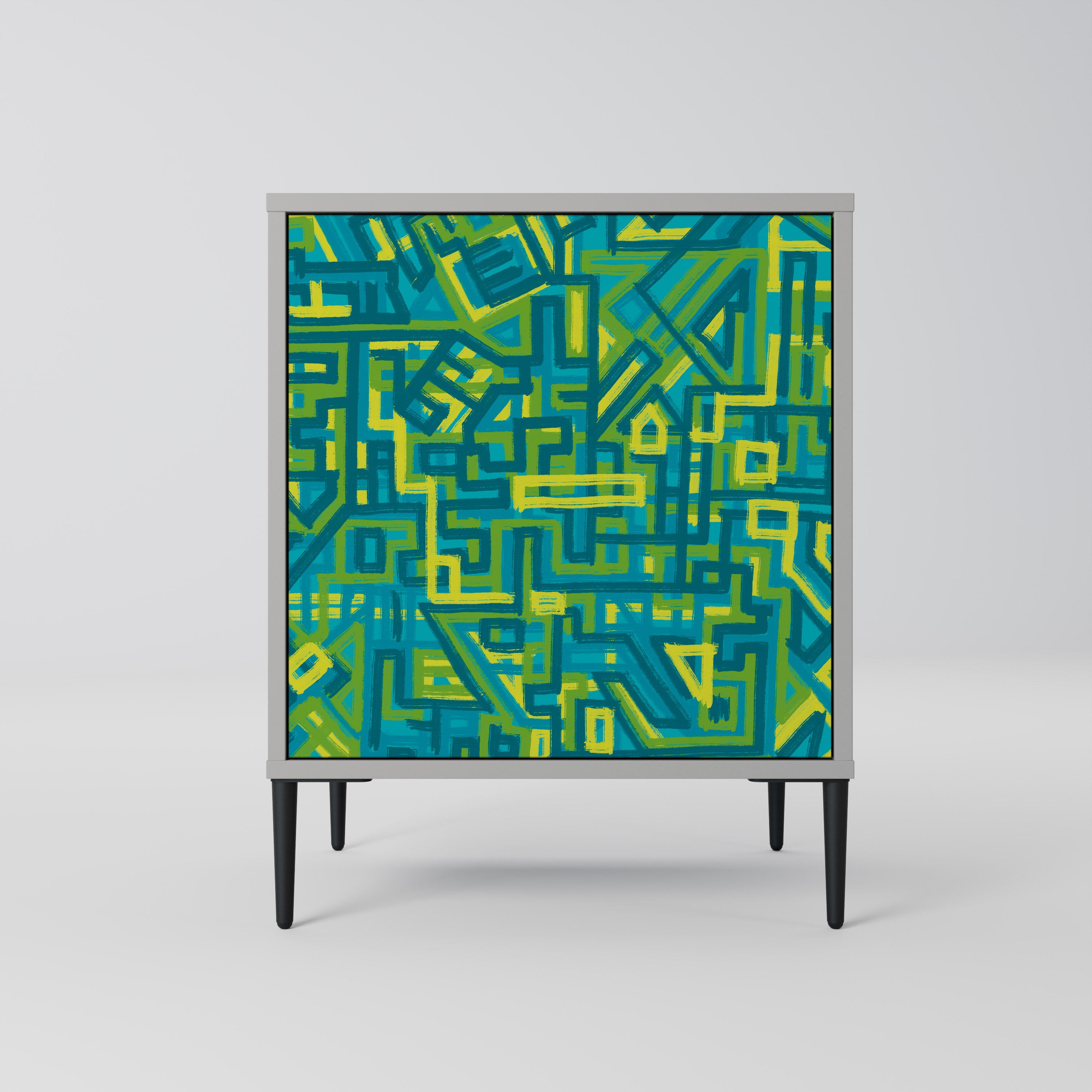 NOSTALGIC MEMORIES Sideboard mit 1 Tür in Grau