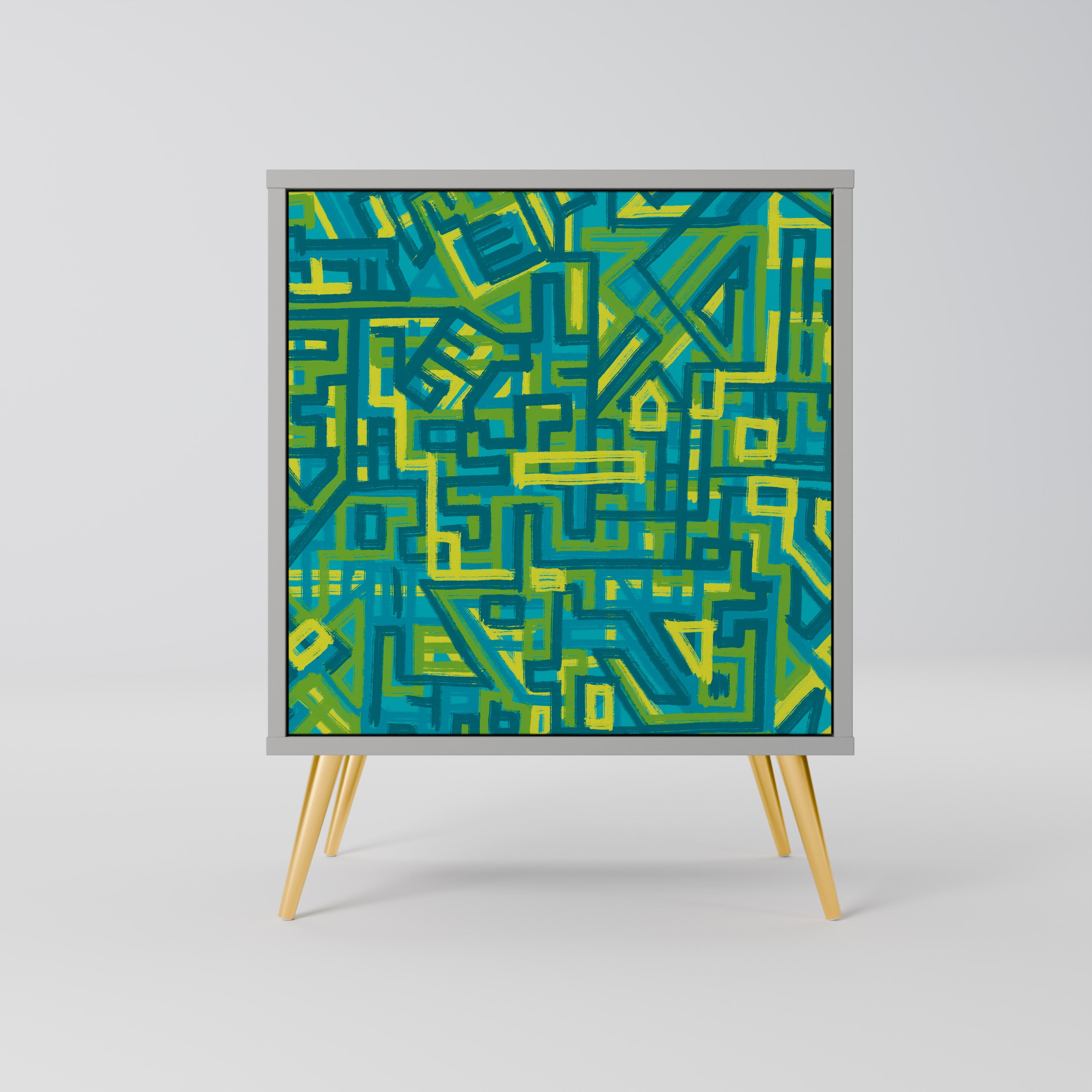 NOSTALGIC MEMORIES Sideboard mit 1 Tür in Grau