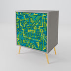 NOSTALGIC MEMORIES Sideboard mit 1 Tür in Grau