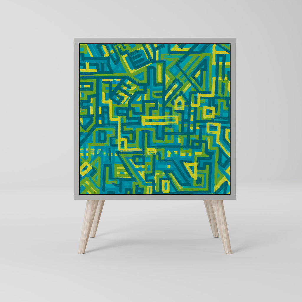 NOSTALGIC MEMORIES Sideboard mit 1 Tür in Grau