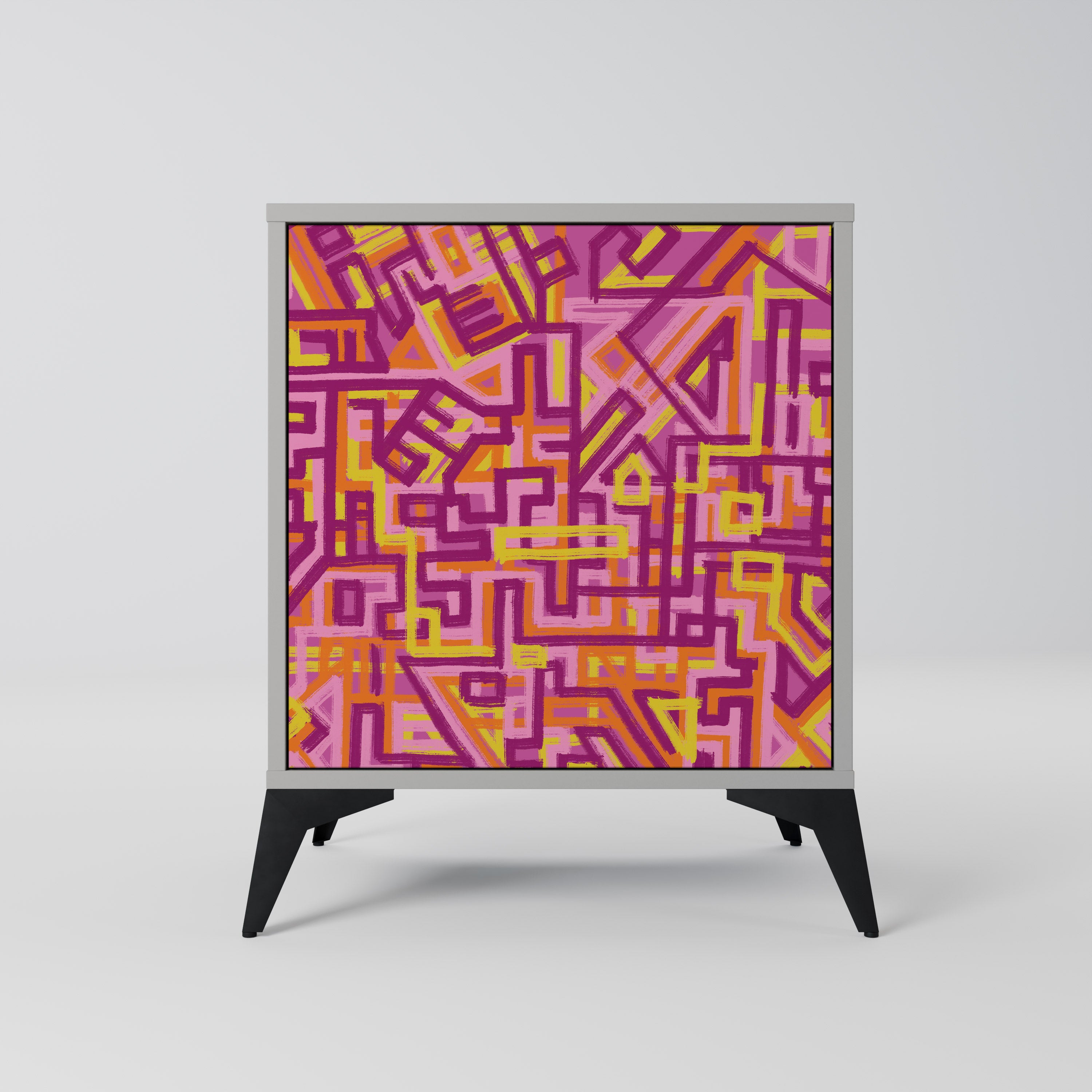 LOVELY MEMORIES Sideboard mit 1 Tür in Grau