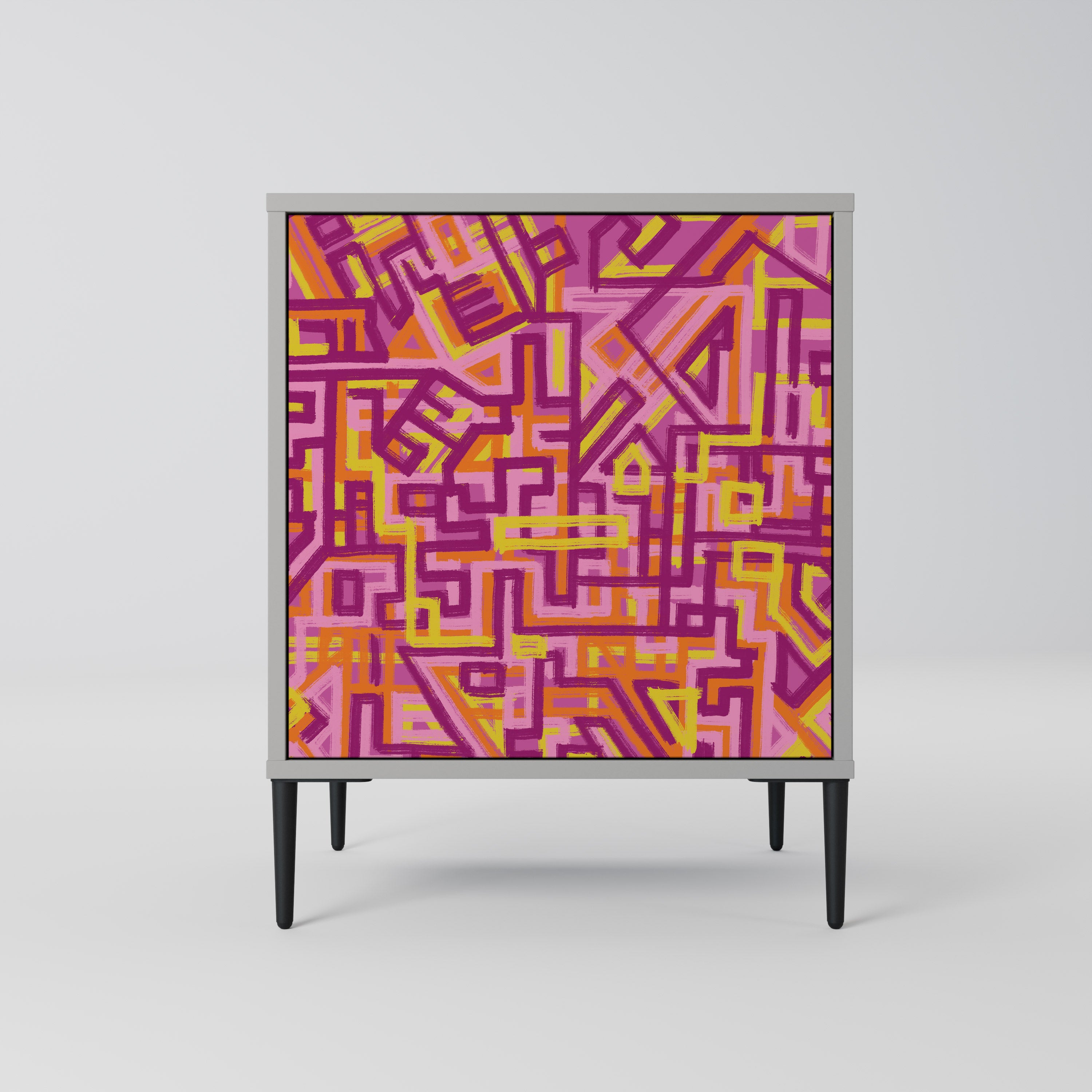 LOVELY MEMORIES Sideboard mit 1 Tür in Grau