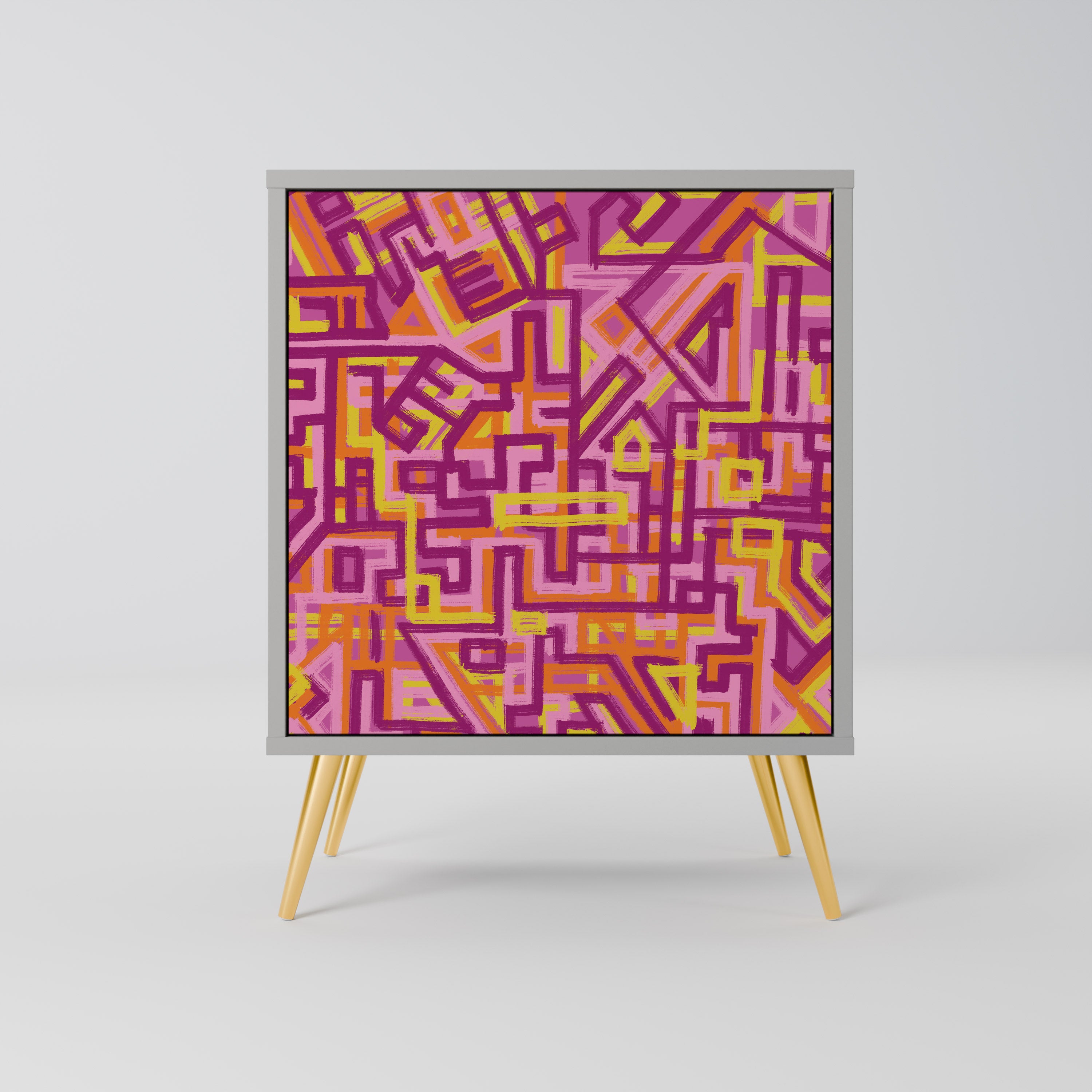 LOVELY MEMORIES Sideboard mit 1 Tür in Grau