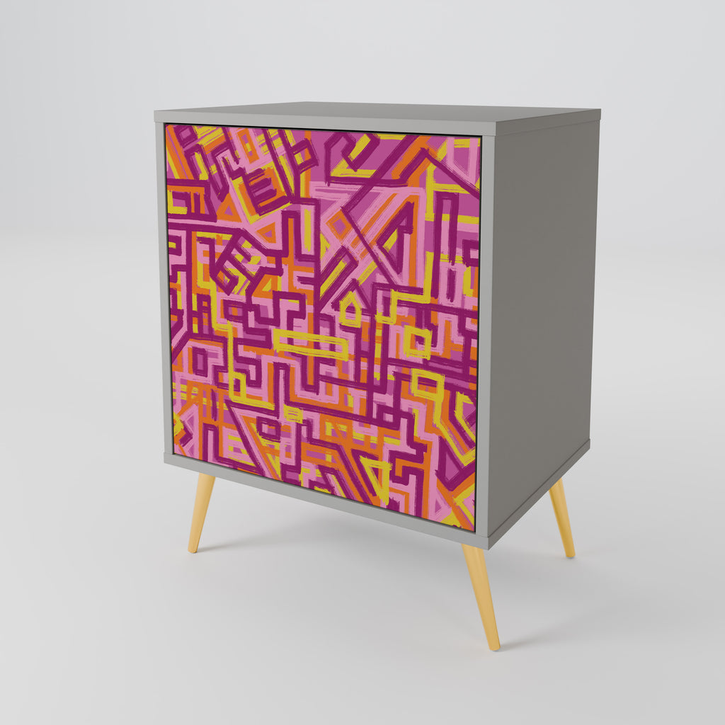 LOVELY MEMORIES Sideboard mit 1 Tür in Grau