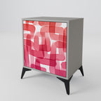 KALEIDOSCOPIC CUBISM Sideboard mit 1 Tür in Grau