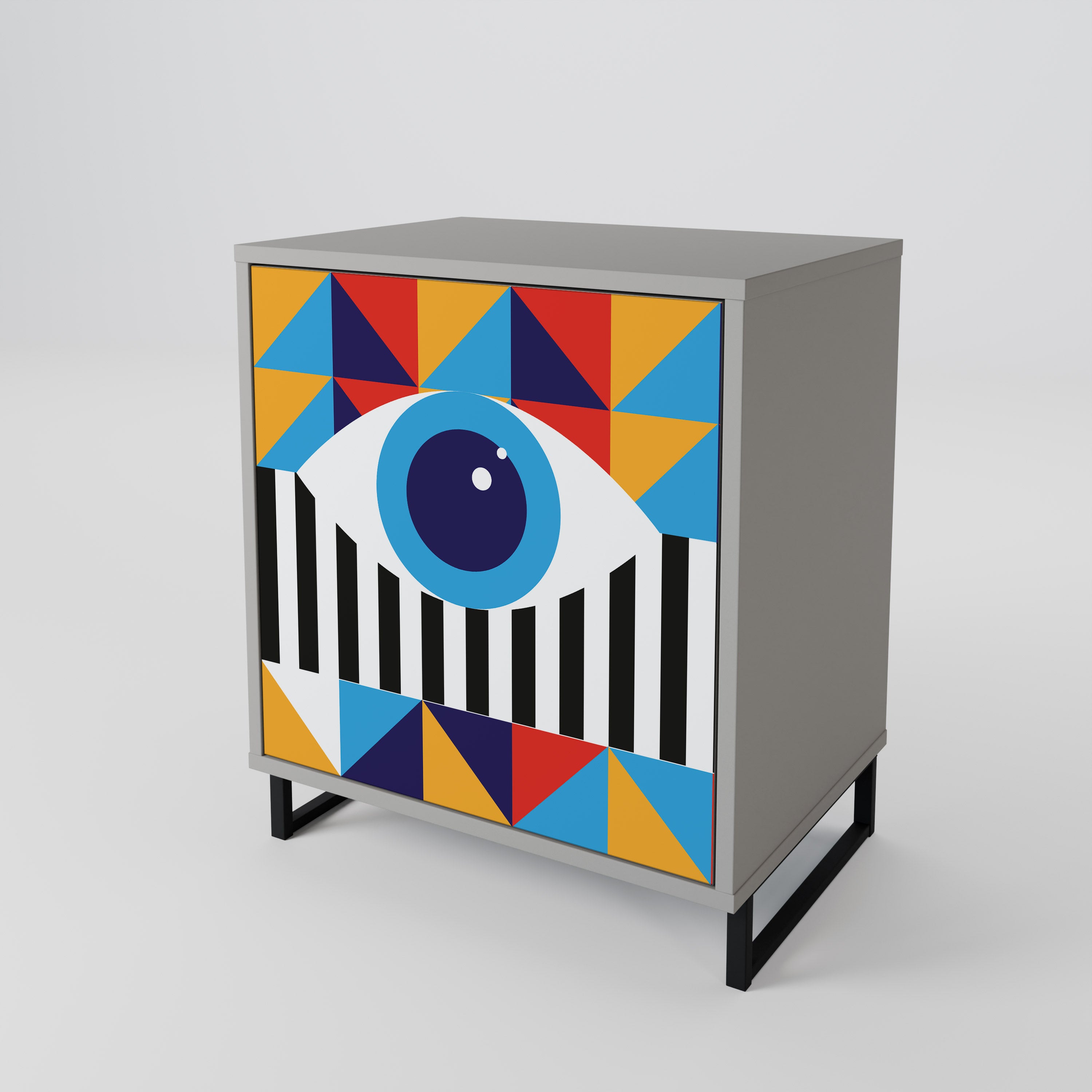 ABSTRACTION AND GEOMETRY 1-Door Sideboard