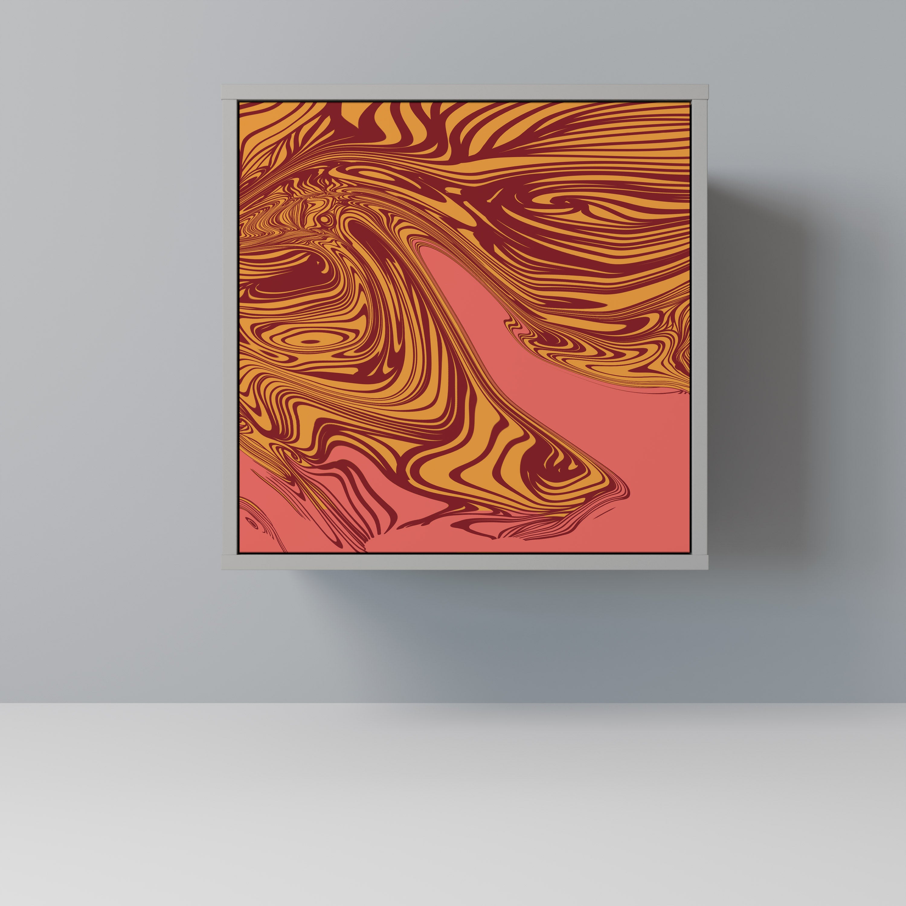 FLOATING THOUGHTS Sideboard mit 1 Tür in Grau