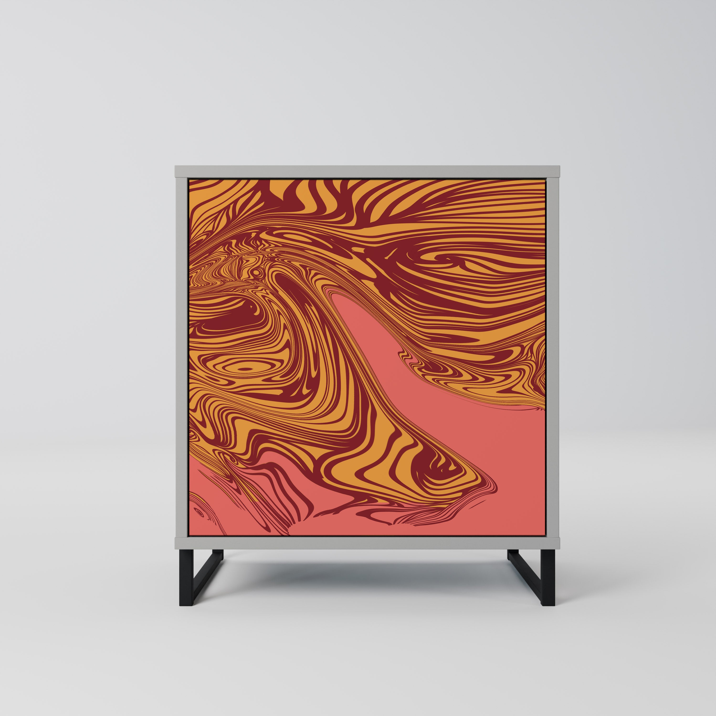 FLOATING THOUGHTS Sideboard mit 1 Tür in Grau