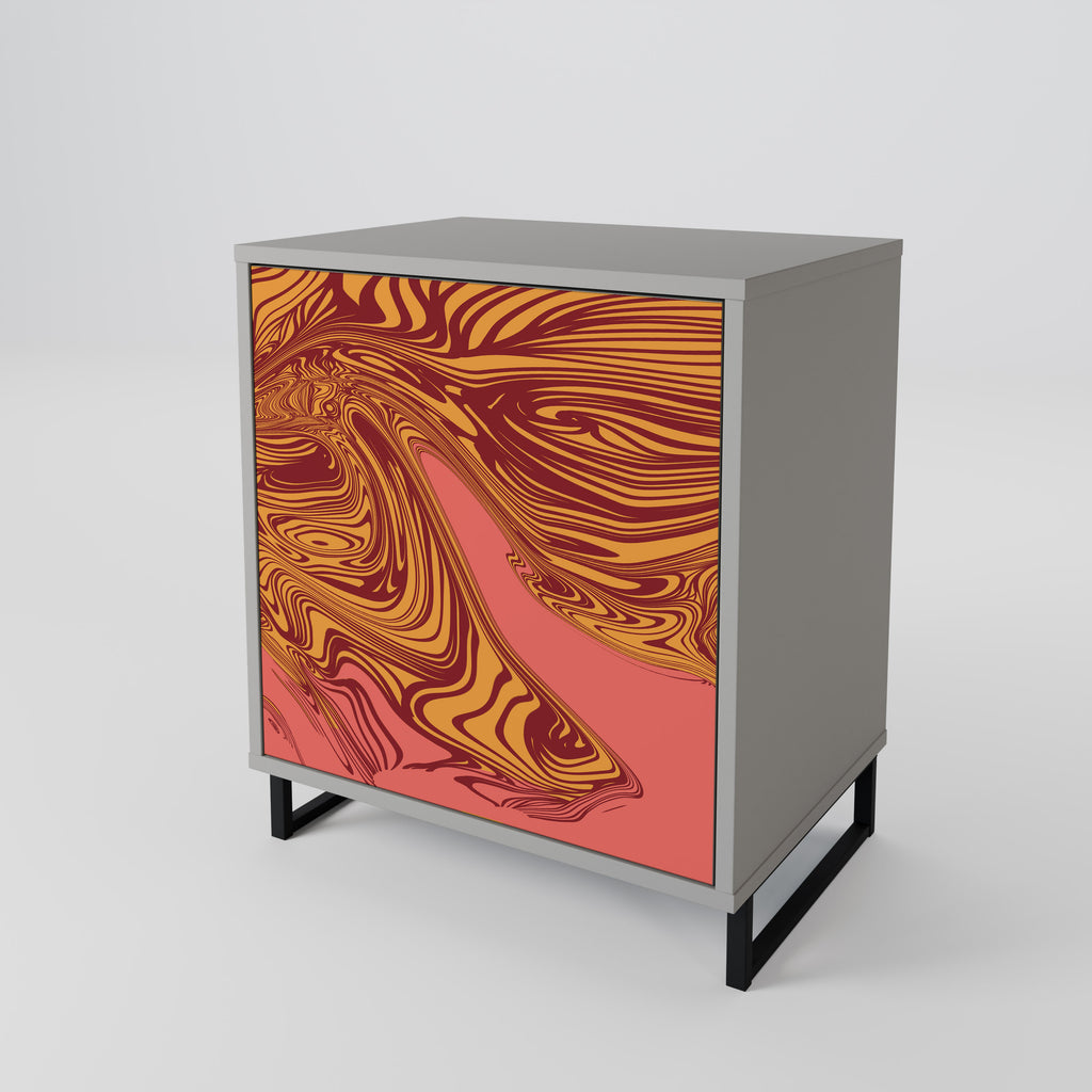 FLOATING THOUGHTS Sideboard mit 1 Tür in Grau