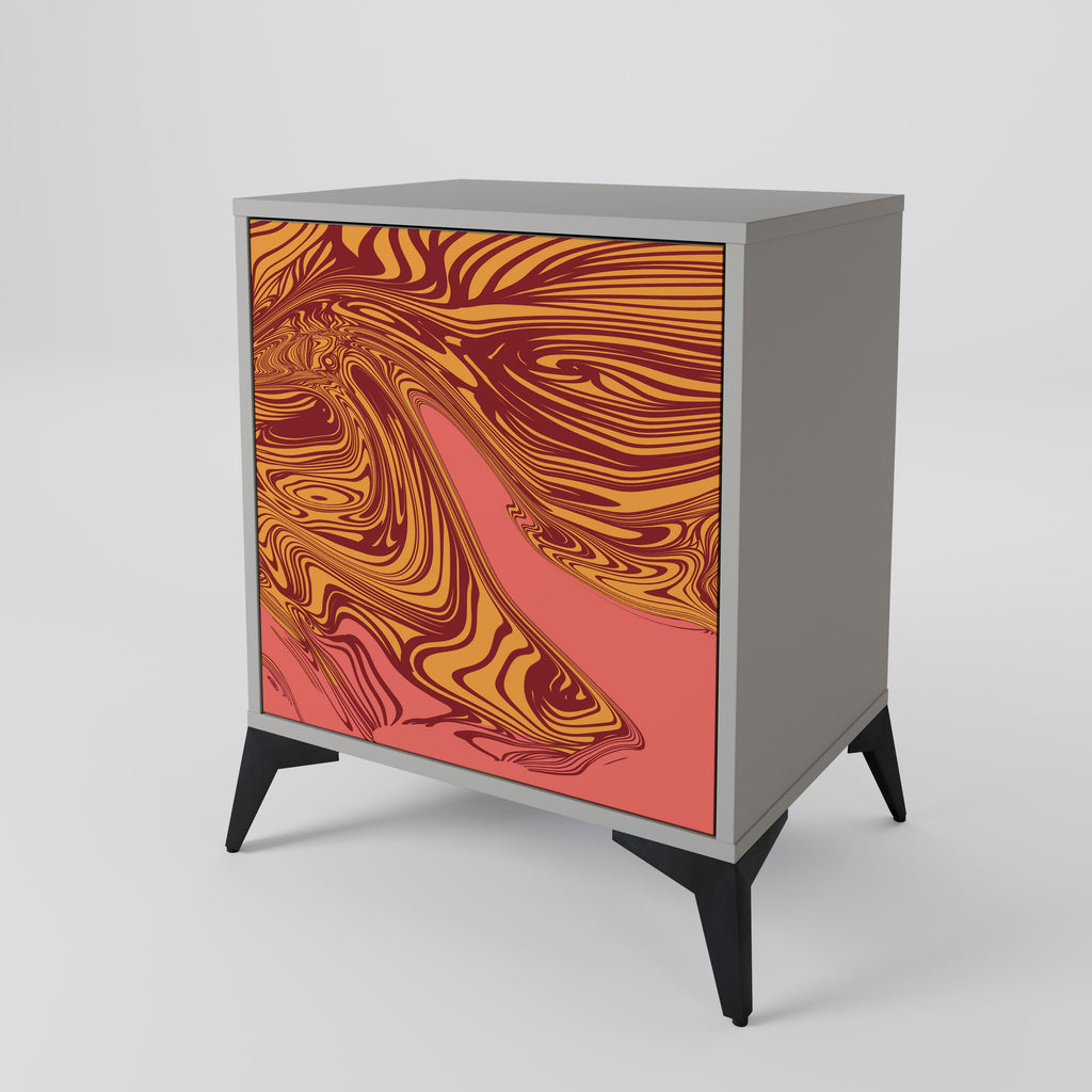 FLOATING THOUGHTS Sideboard mit 1 Tür in Grau
