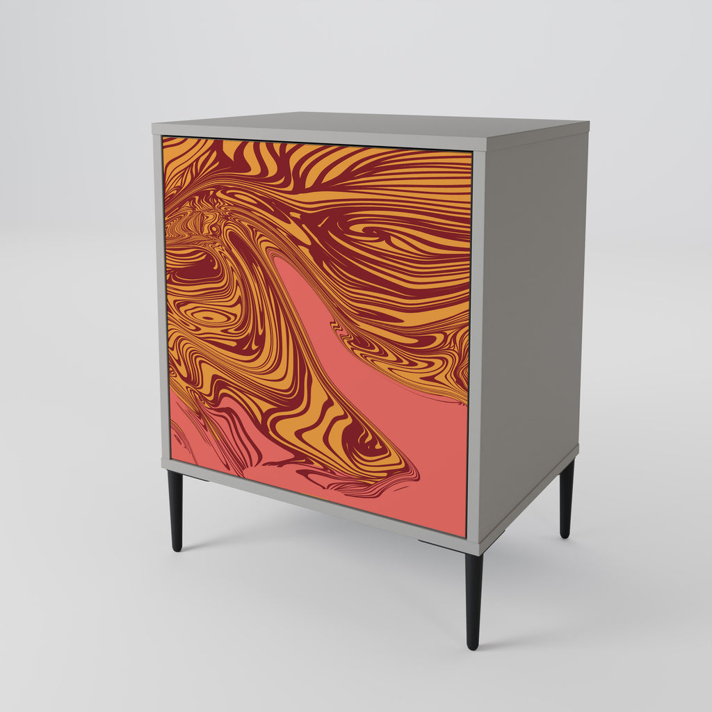FLOATING THOUGHTS Sideboard mit 1 Tür in Grau