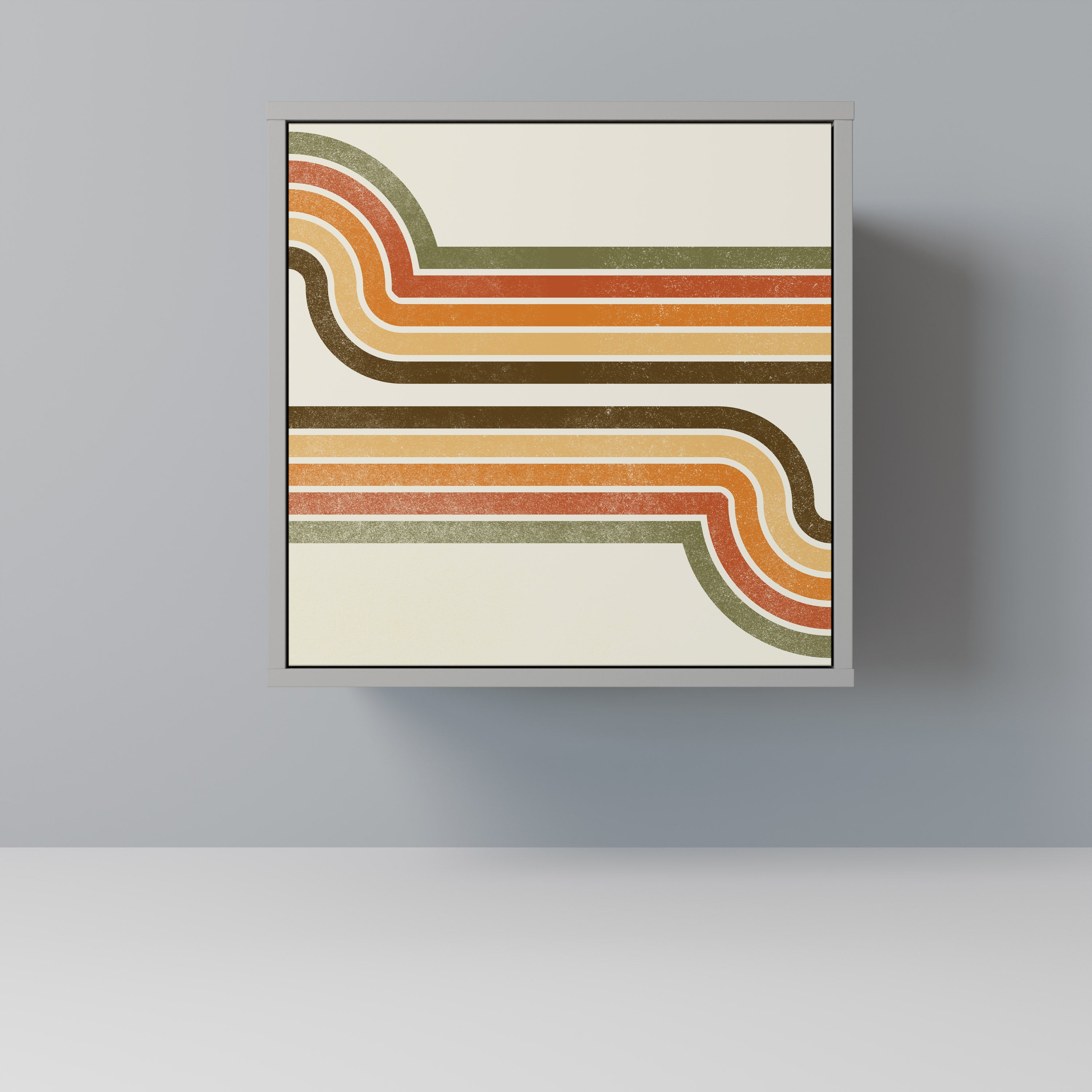 EXCEPTIONAL STREAM Sideboard mit 1 Tür in Grau