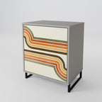 EXCEPTIONAL STREAM Sideboard mit 1 Tür in Grau