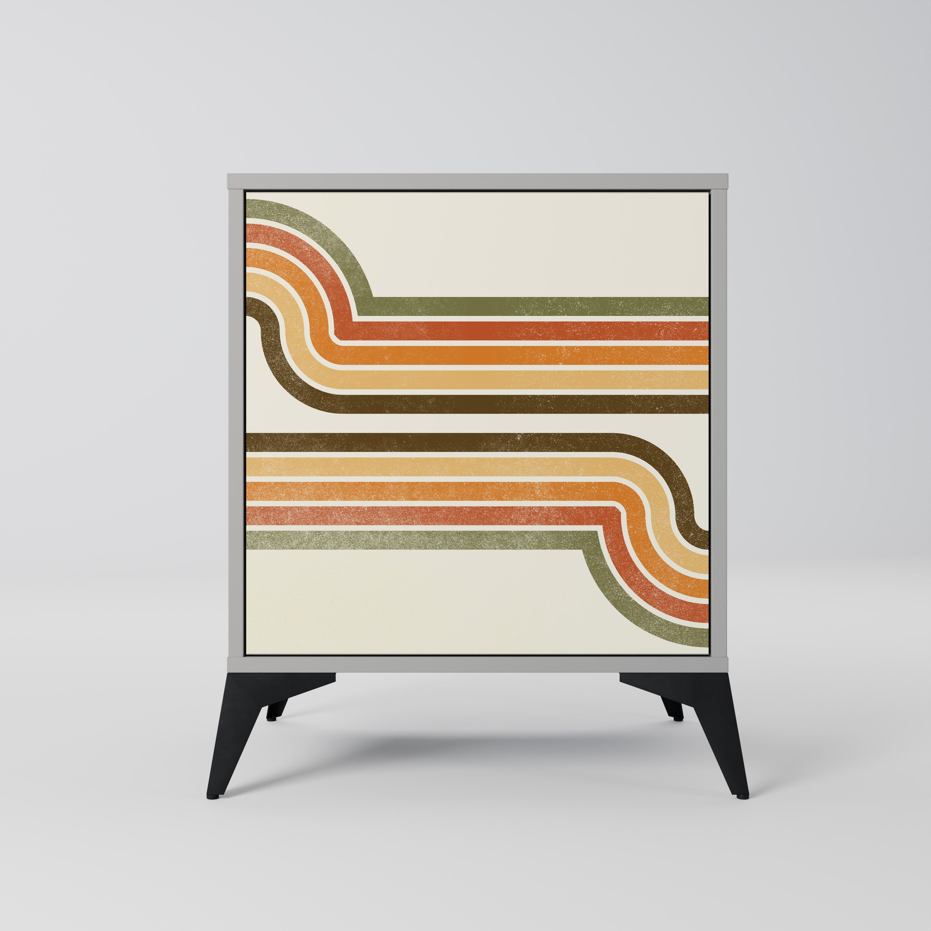 EXCEPTIONAL STREAM Sideboard mit 1 Tür in Grau