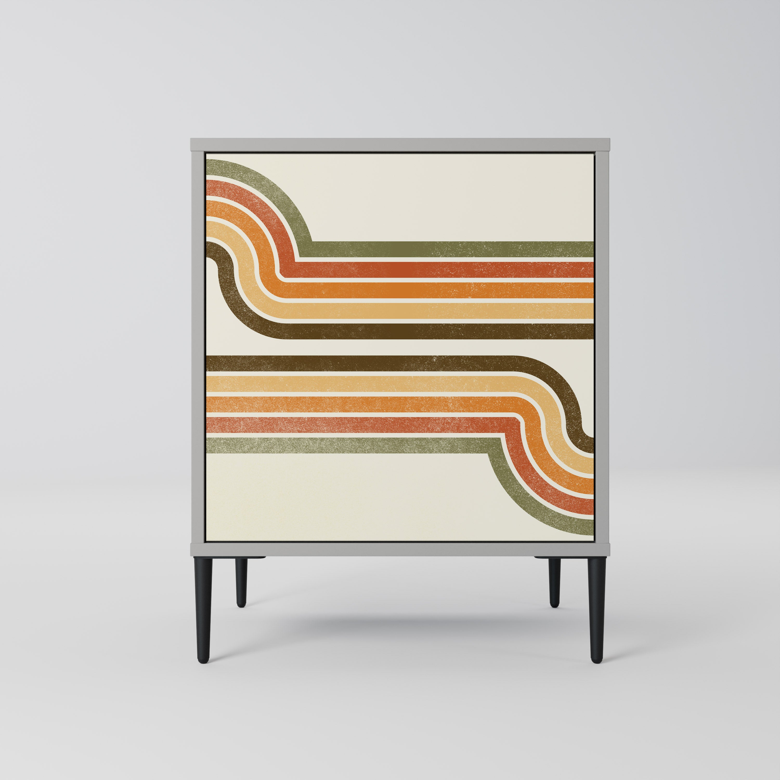 EXCEPTIONAL STREAM Sideboard mit 1 Tür in Grau