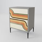EXCEPTIONAL STREAM Sideboard mit 1 Tür in Grau