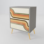 EXCEPTIONAL STREAM Sideboard mit 1 Tür in Grau