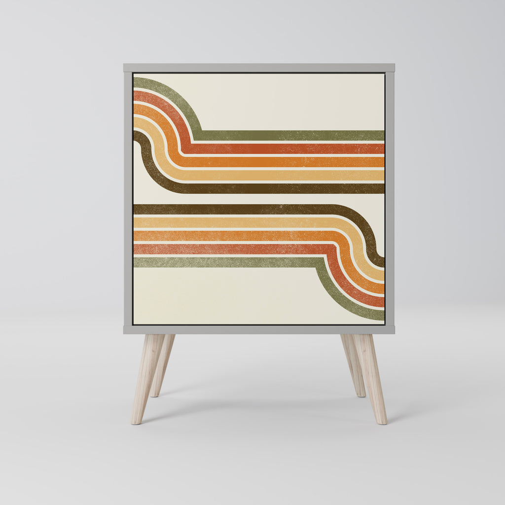 EXCEPTIONAL STREAM Sideboard mit 1 Tür in Grau