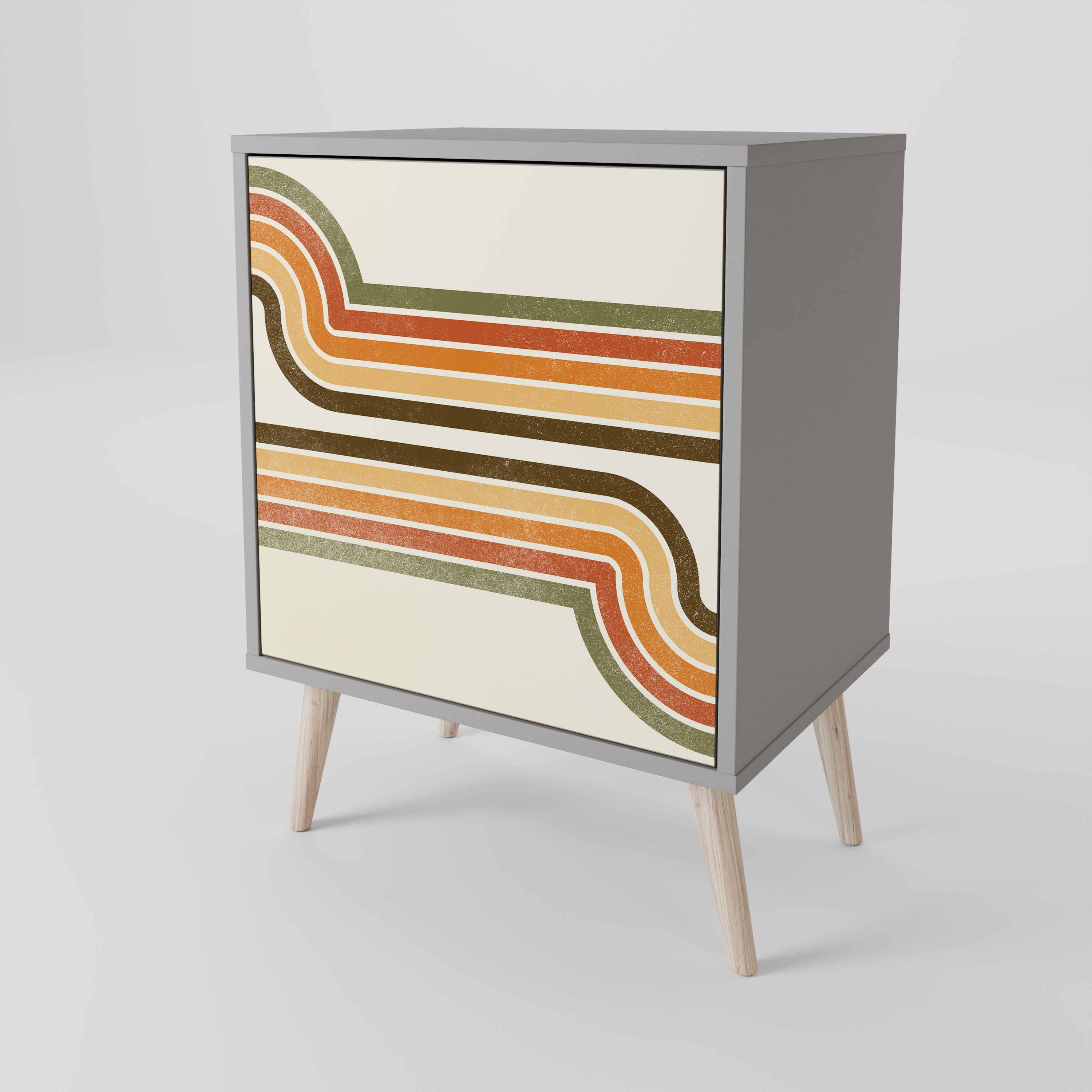 EXCEPTIONAL STREAM Sideboard mit 1 Tür in Grau