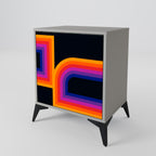 BLINDED BY THE LIGHTS Sideboard mit 1 Tür in Grau