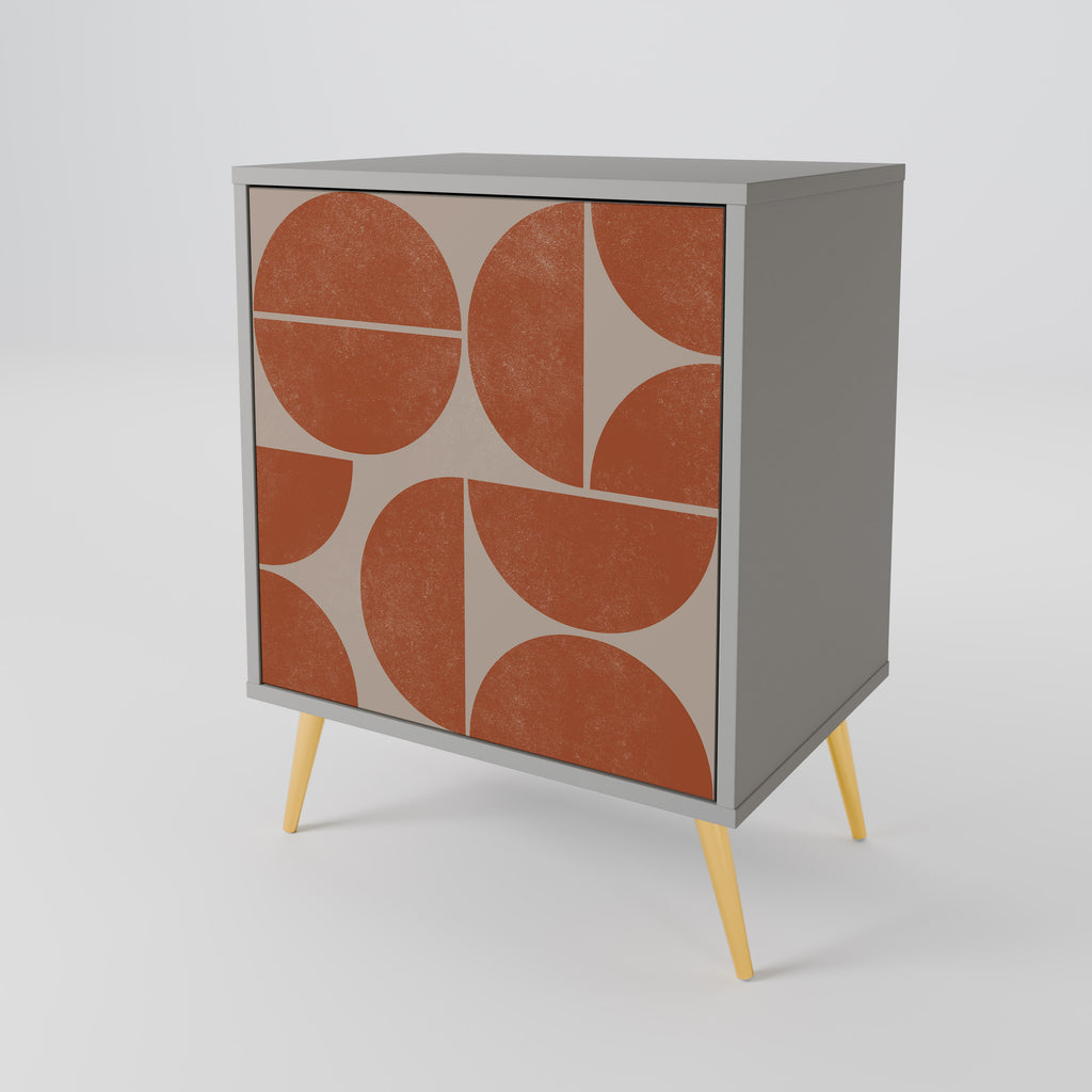 REPETITION COMPULSION Sideboard mit 1 Tür in Grau