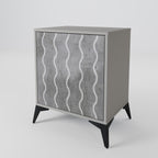 WAVES OF CONCRETE Sideboard mit 1 Tür in Grau