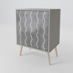 WAVES OF CONCRETE Sideboard mit 1 Tür in Grau