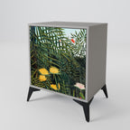 VIRGIN FOREST WITH SUNSET Sideboard mit 1 Tür in Grau