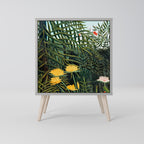 VIRGIN FOREST WITH SUNSET Sideboard mit 1 Tür in Grau