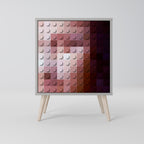 CONSTRUCTIVE ART Sideboard mit 1 Tür in Grau