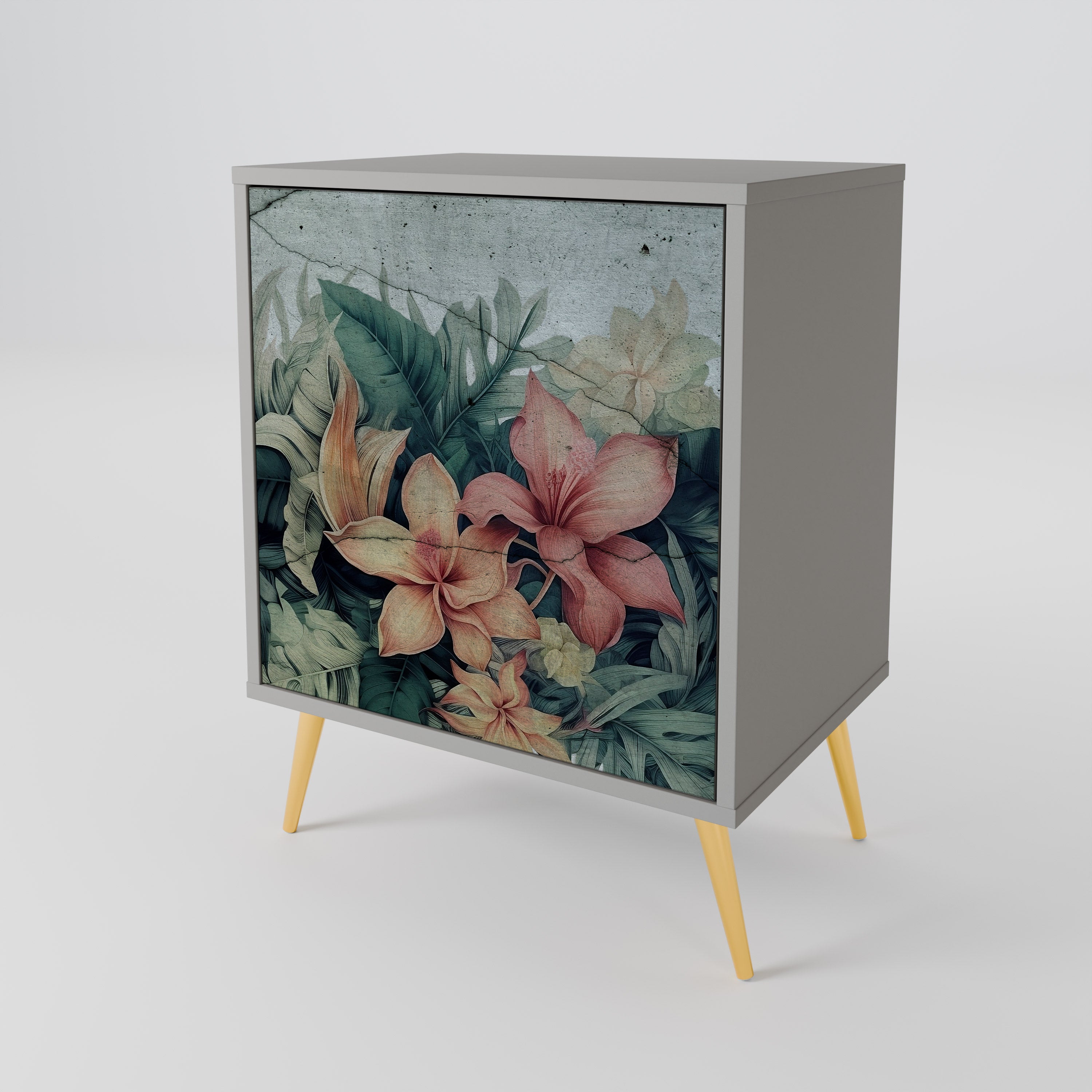 HEAVENLY BLOOM Sideboard mit 1 Tür in Grau