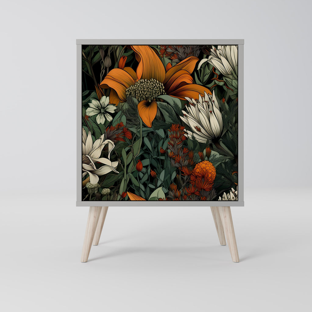 MIDNIGHT SPROUT Sideboard mit 1 Tür in Grau