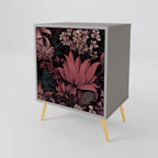 FLORAL WHISPER Sideboard mit 1 Tür in Grau