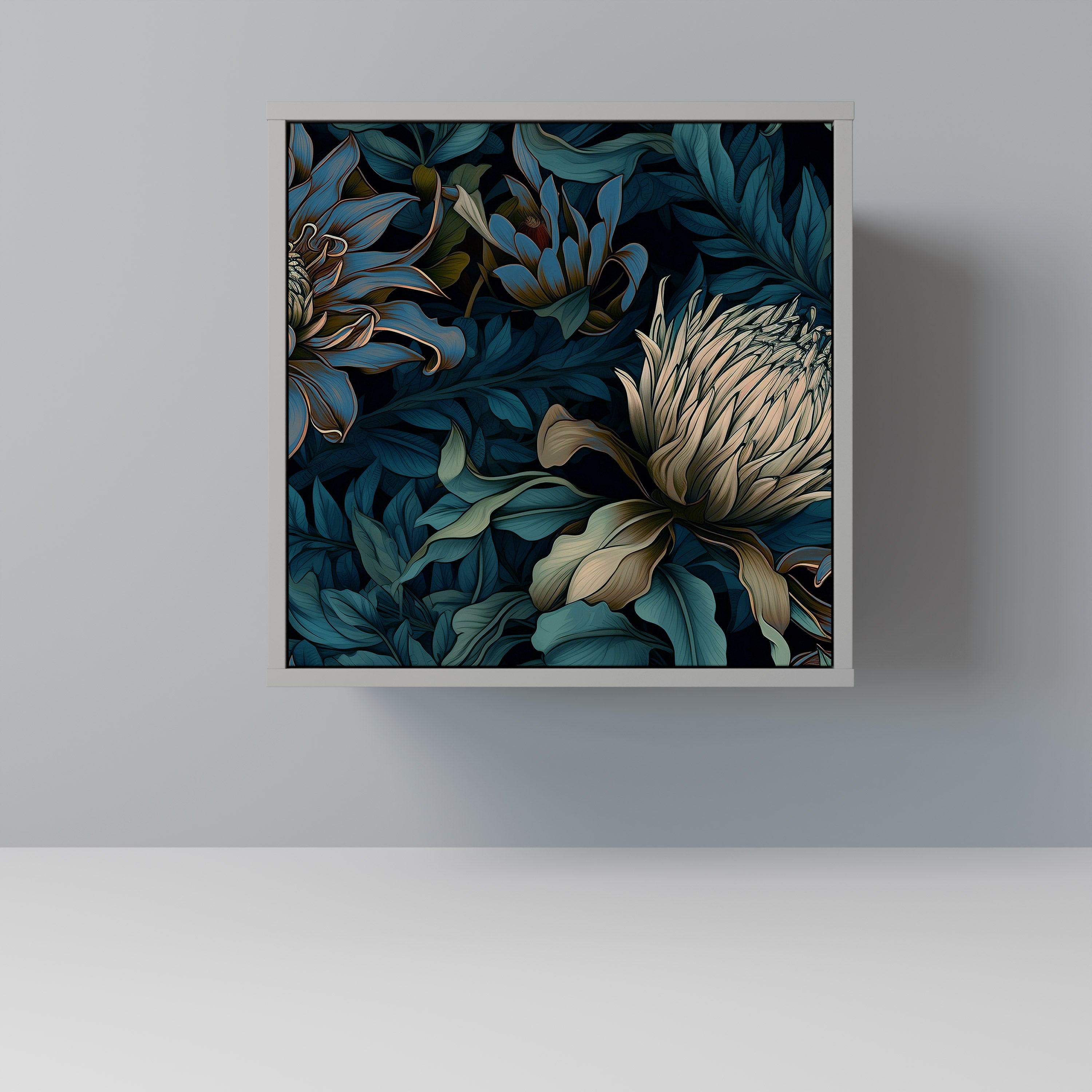 TWILIGHT BLOOM Sideboard mit 1 Tür in Grau