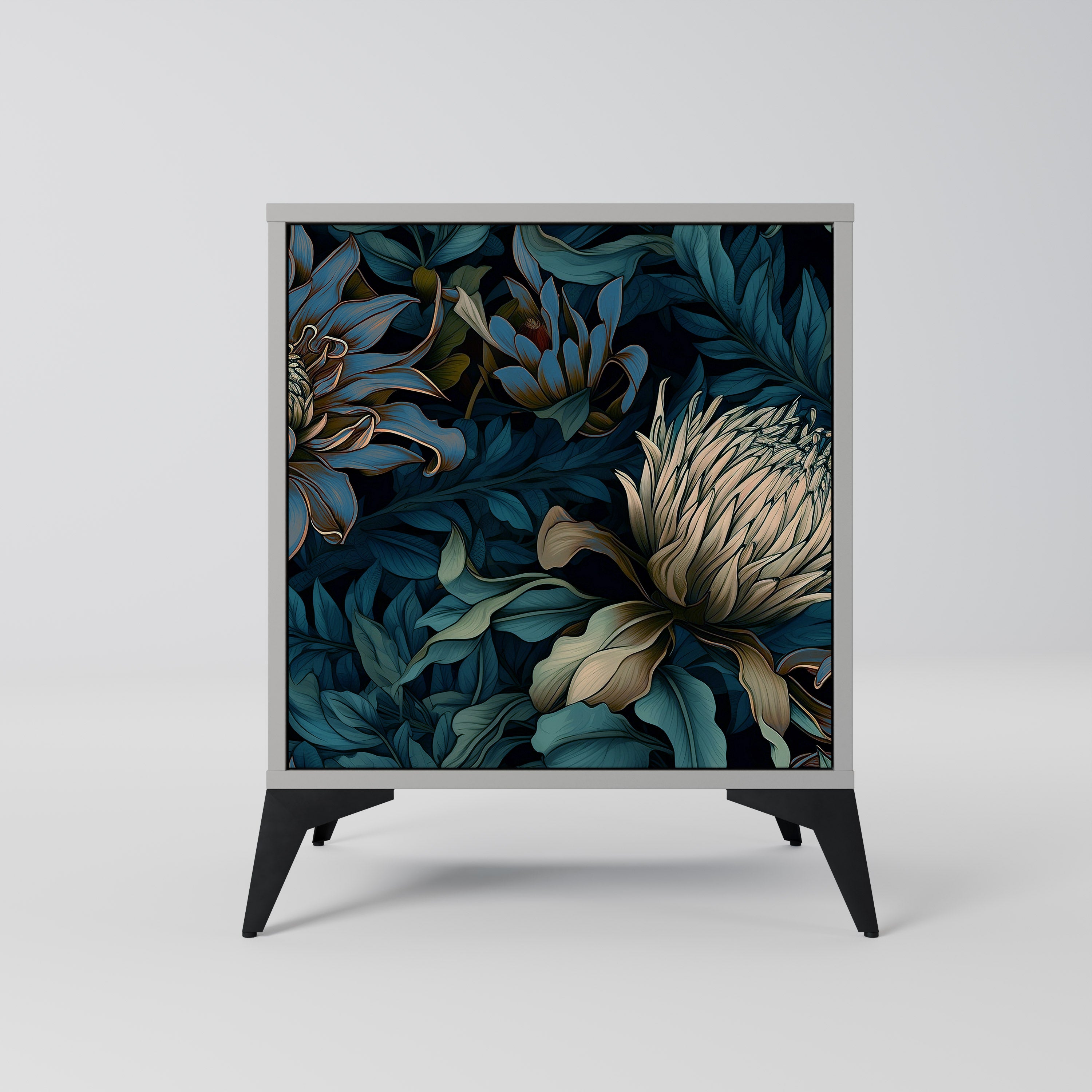 TWILIGHT BLOOM Sideboard mit 1 Tür in Grau