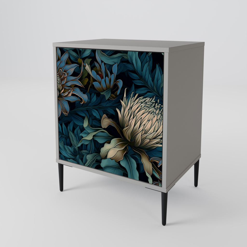 TWILIGHT BLOOM Sideboard mit 1 Tür in Grau