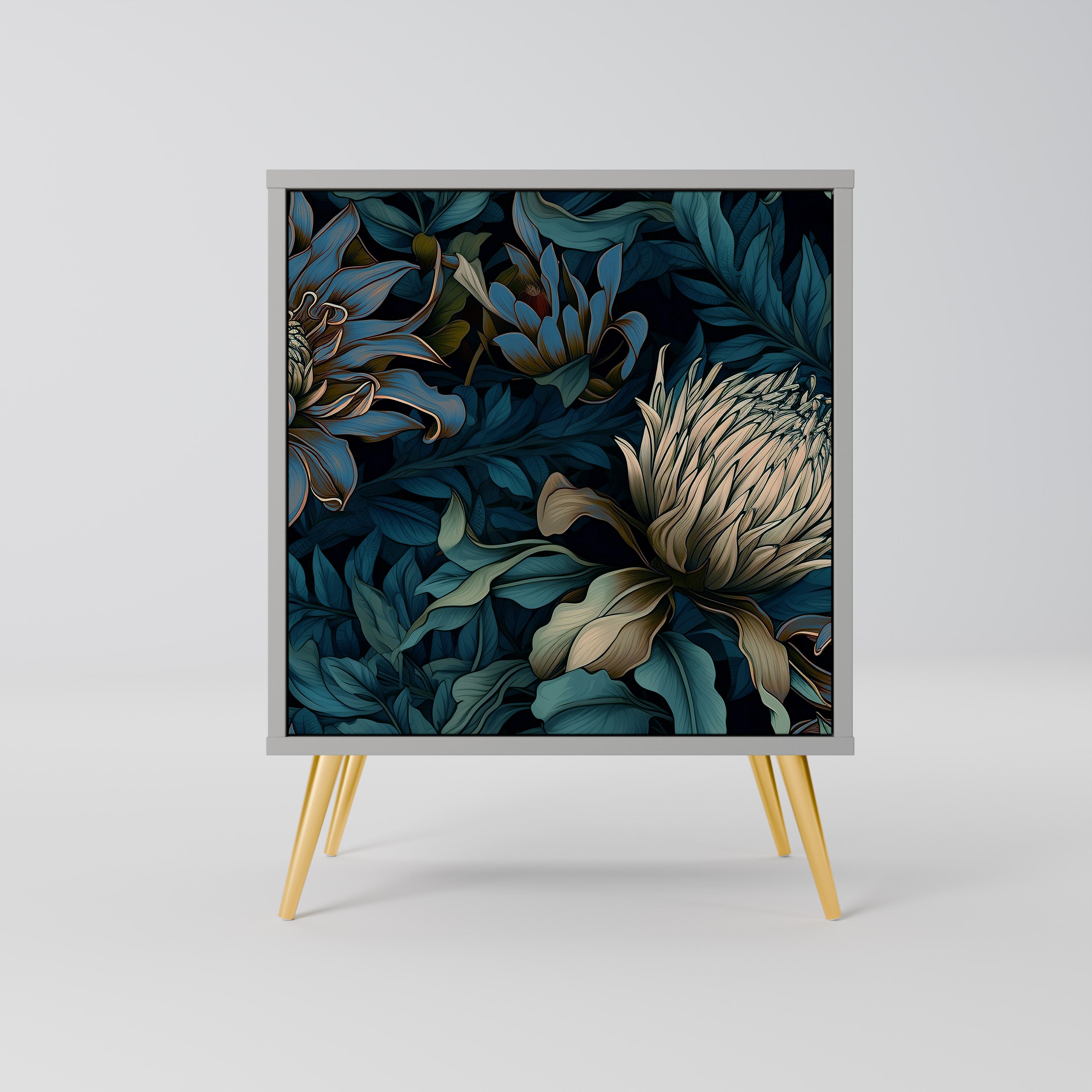 TWILIGHT BLOOM Sideboard mit 1 Tür in Grau