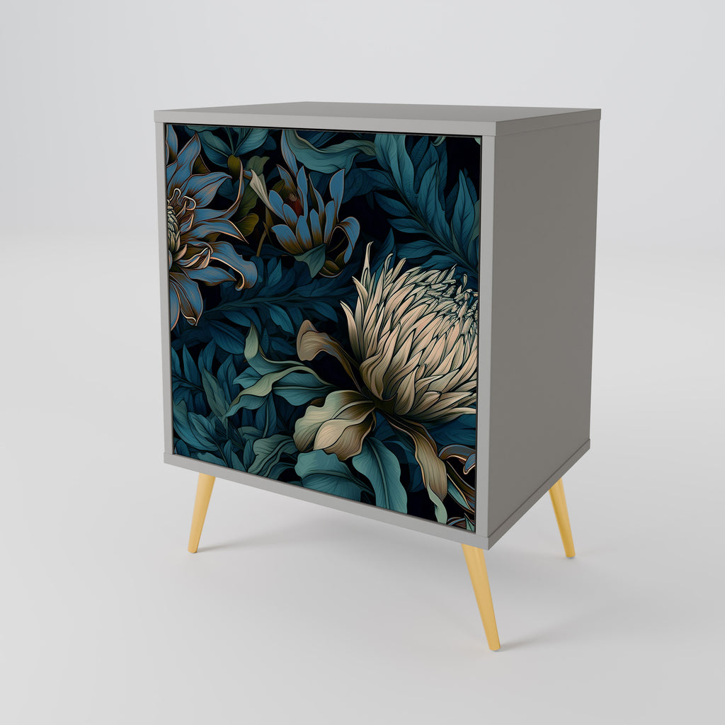 TWILIGHT BLOOM Sideboard mit 1 Tür in Grau
