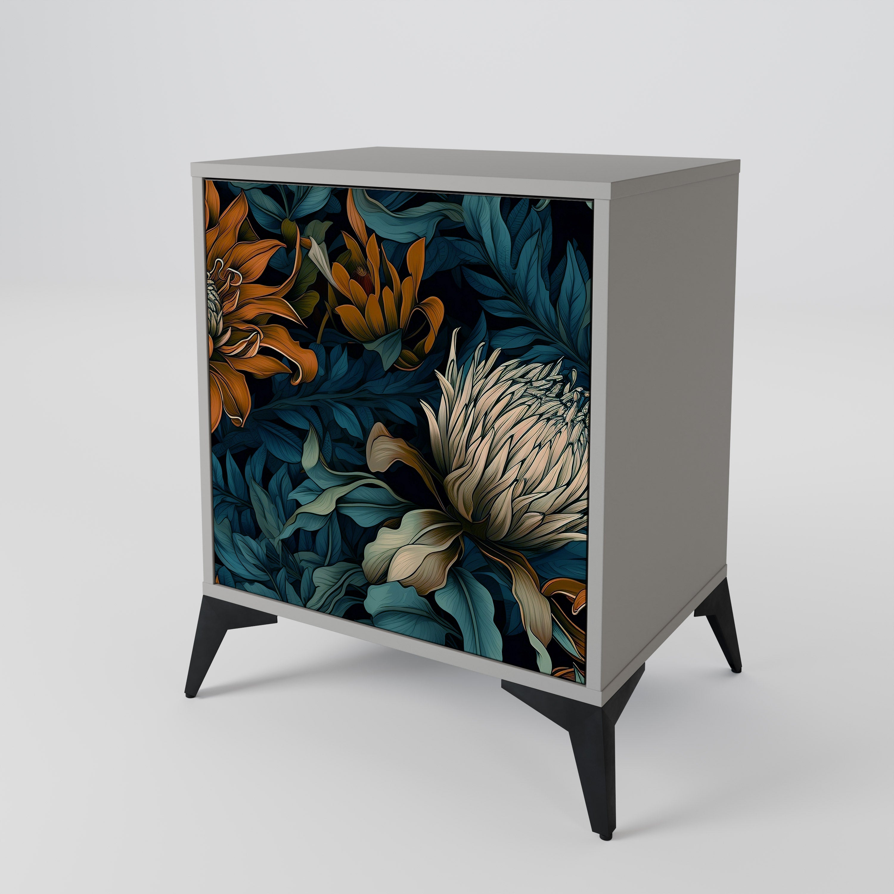 MORNING BLOOM 1-Door Sideboard